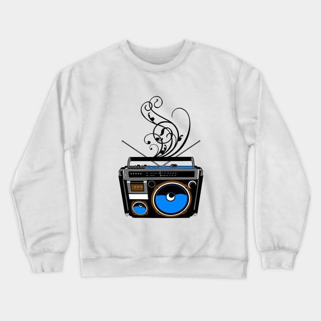 drawing tape recorder Crewneck Sweatshirt by HornArt